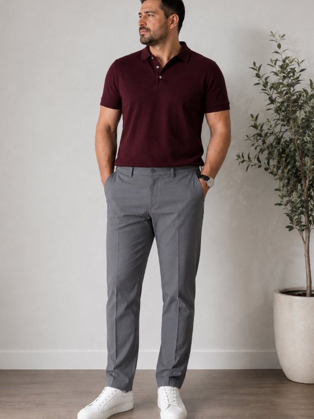 Banana Republic Commuter Flex Pants Men’s 36x30 Gray Athletic Fit NWT